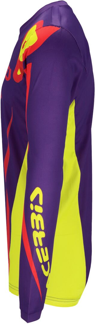 Acerbis MX J-Track Askar Tricou de motocross mov/roșu L Figura 4
