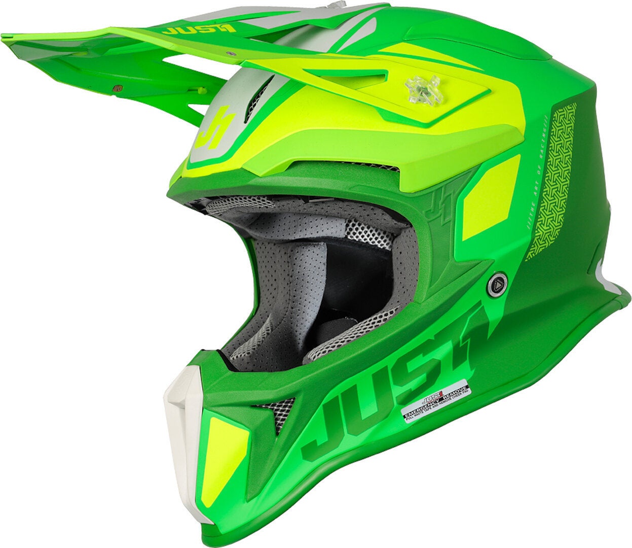 Just1 J18 Pulsar MIPS Casque Motocross Green matt L (59/60) Figure 1