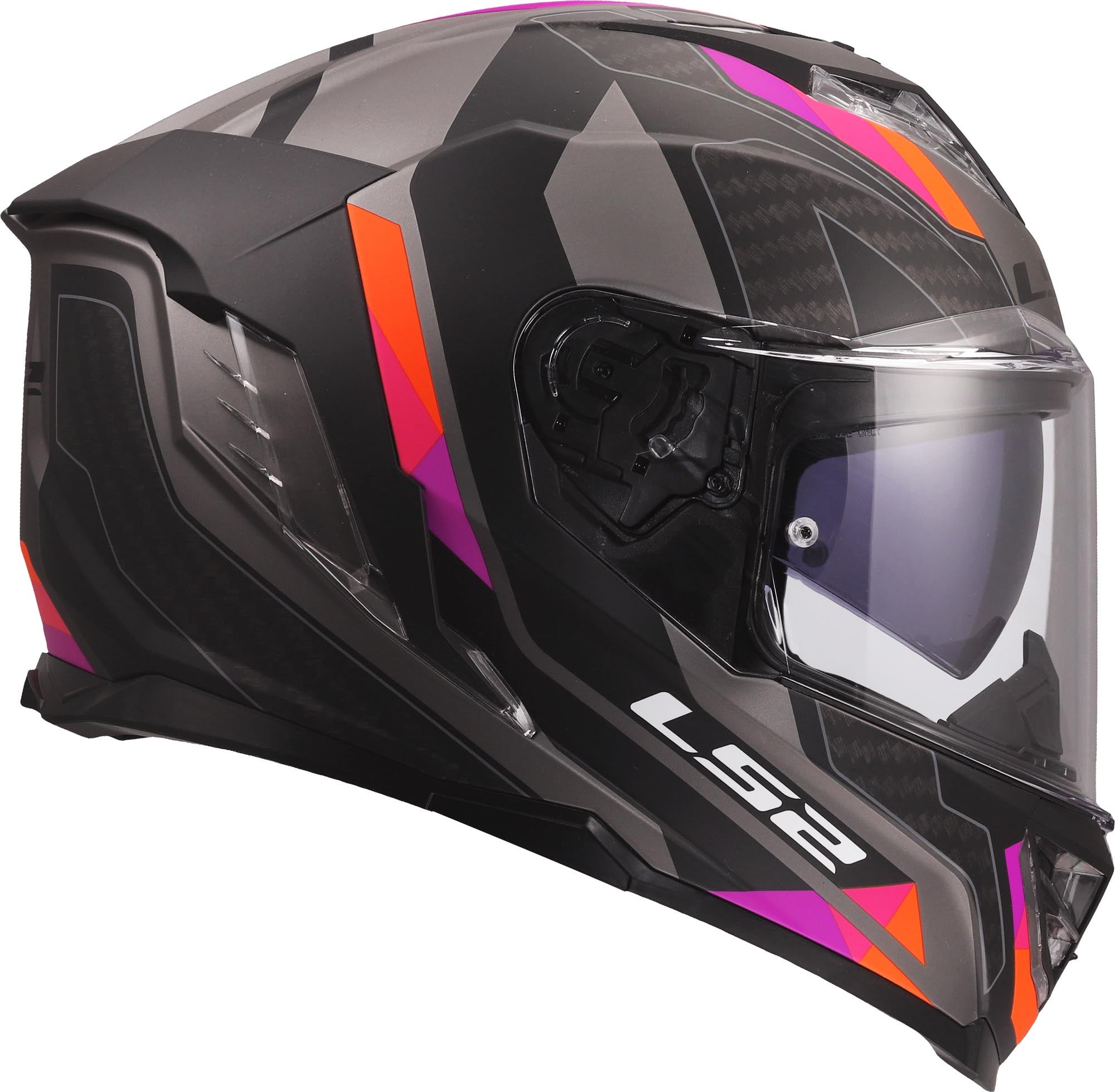 LS2 FF818 Storm III Sporty Helmet grey/purple XXS (51/52) Figure 7