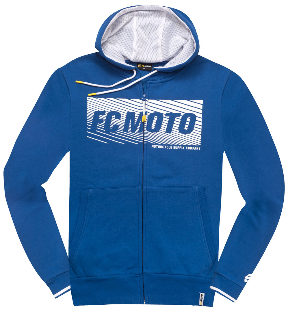 FC-Moto Waving Hanorac cu fermoar Albastru/Alb M Figura 1