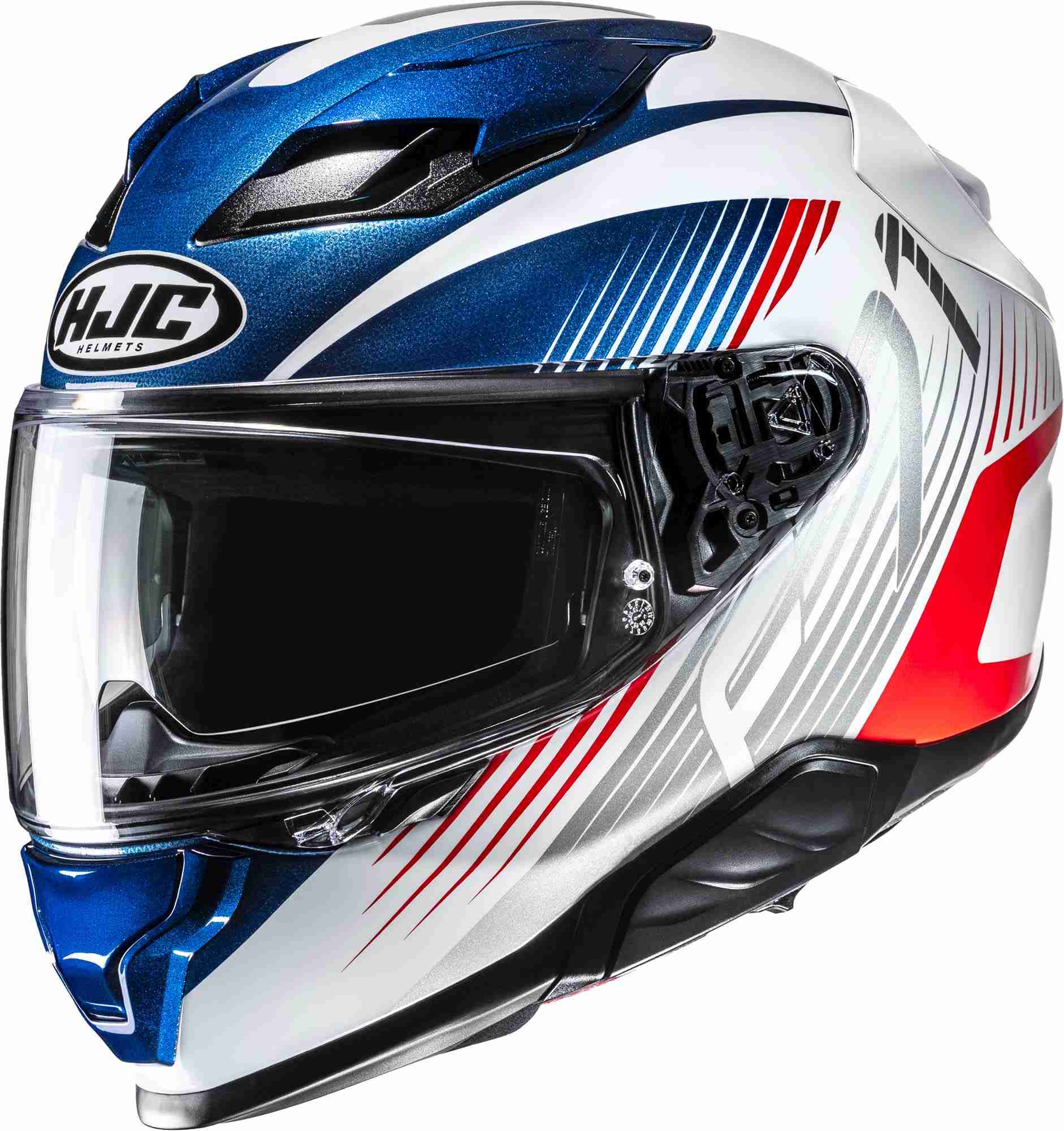 HJC F71 Catos Helm wit/blauw/rood XXL (62/63) Figuur 1