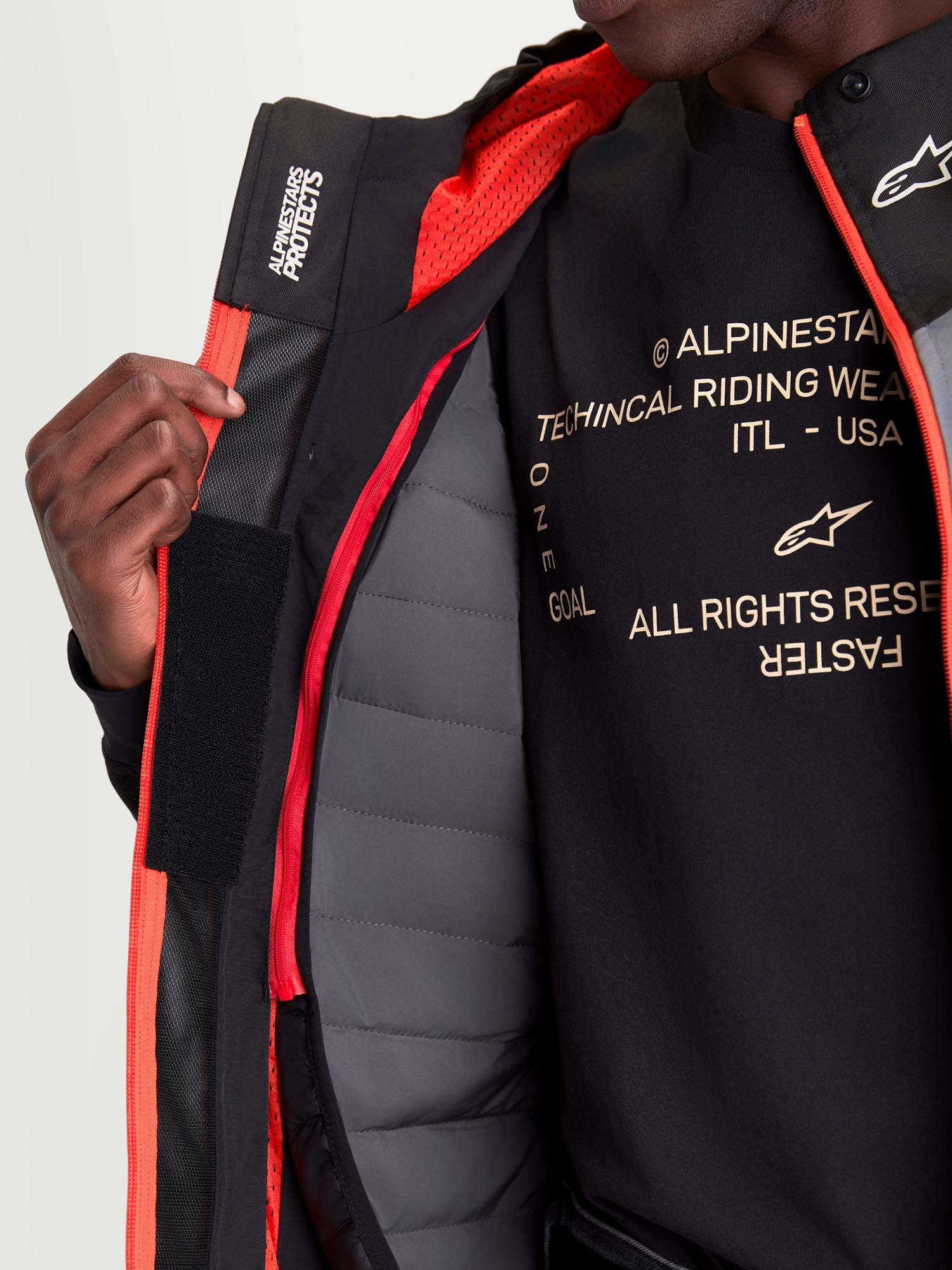 Alpinestars Morfex Parka Veste textile moto imperméable noir/gris S Figure 13
