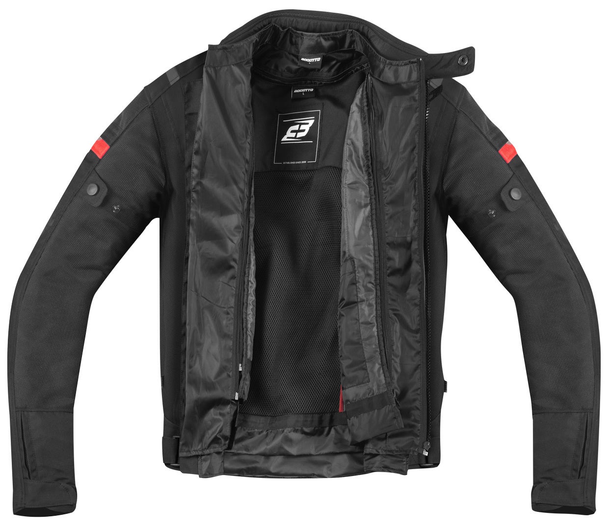 Side view of Bogotto Vysio waterproof 3in1 Motorcycle Textile Jacket