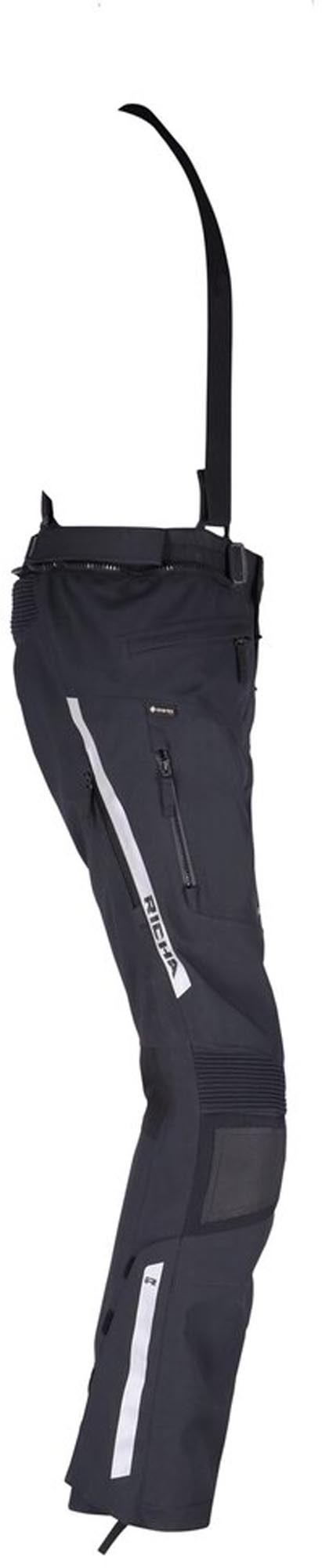 Richa Armada Gore-Tex Pro waterproof Motorcycle Textile Pants black Short L Figure 3