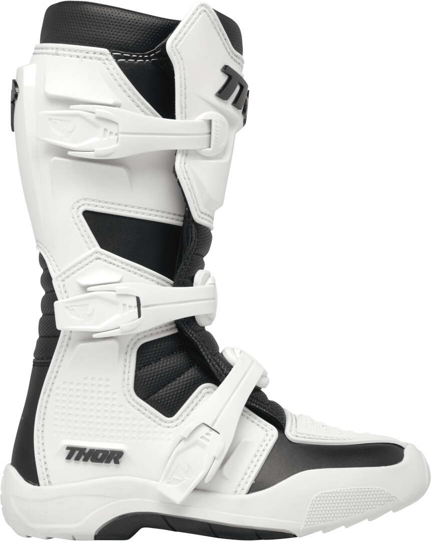 Thor Blitz XR MX Motokrosové boty pro mládež bílá/černá 2 Obrázek 2