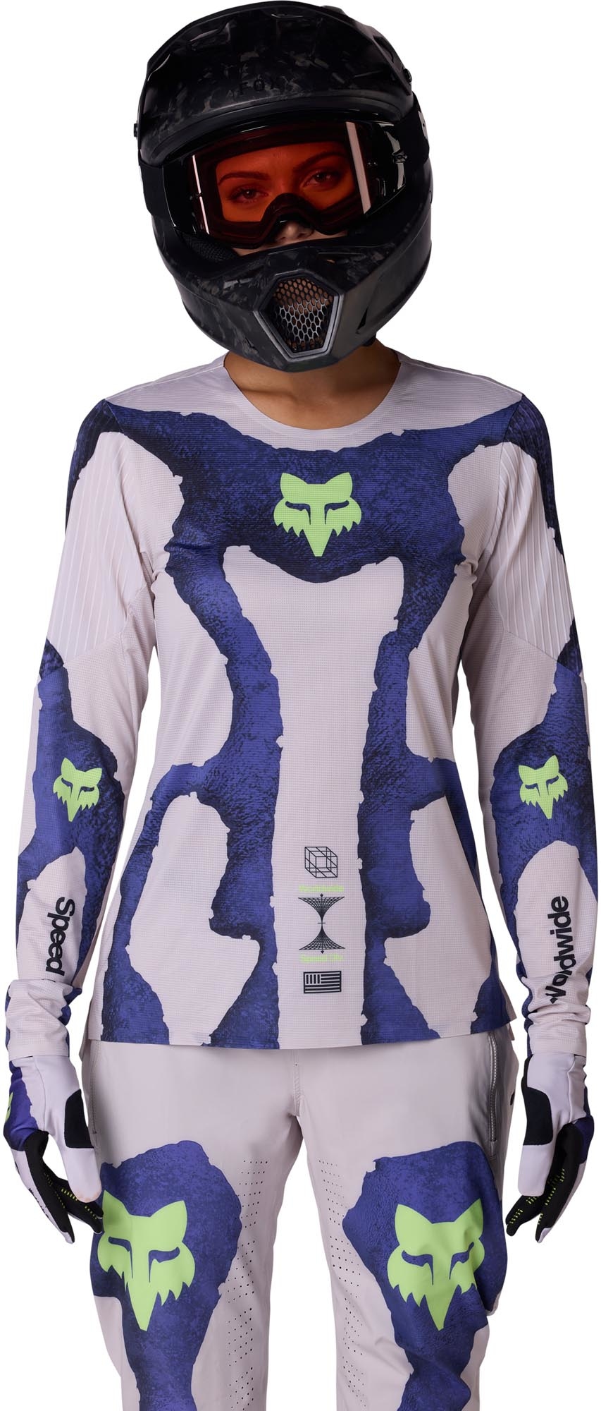FOX Flexair LS Awareness LE Ladies Bicycle Jersey S Figure 3