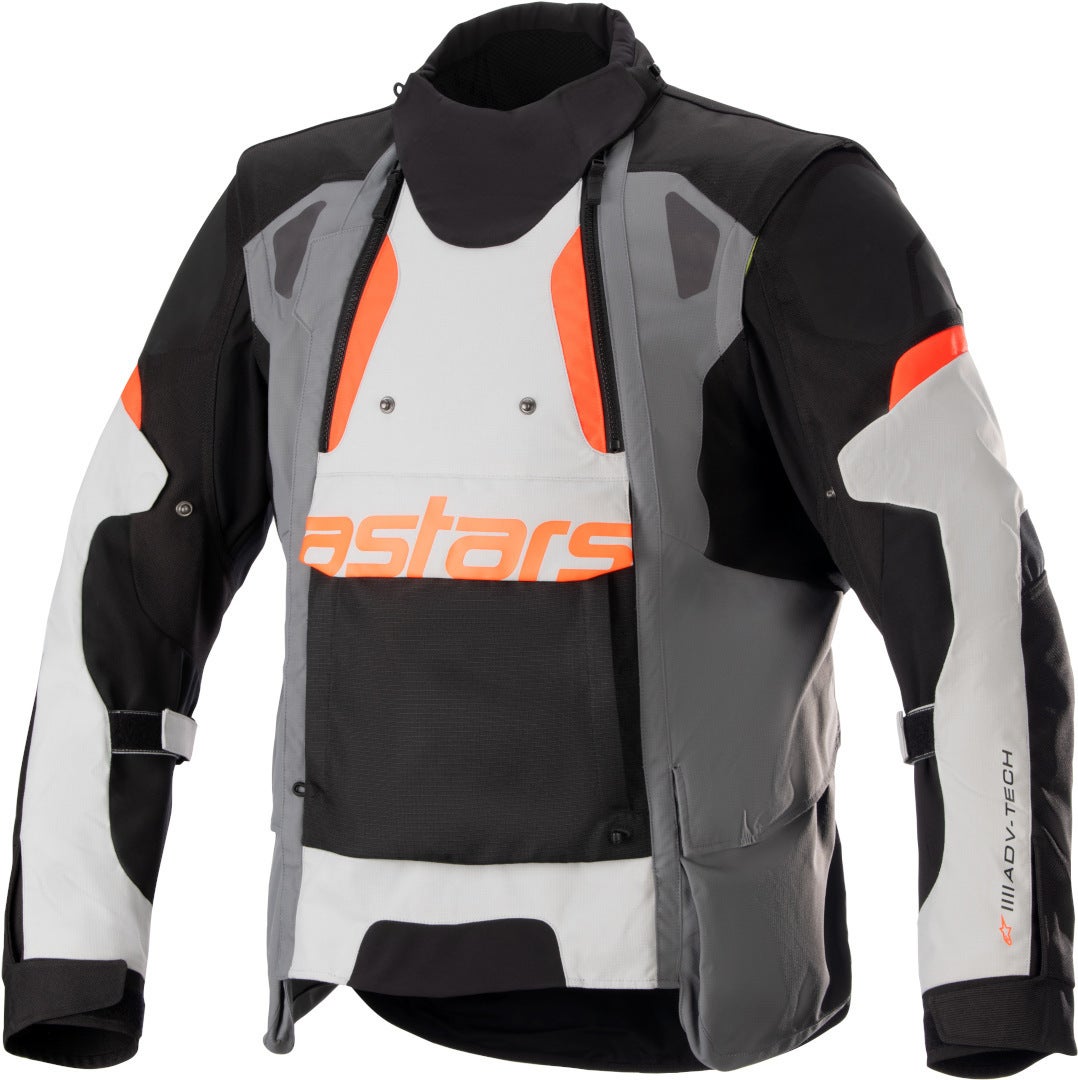 black/grey/orange