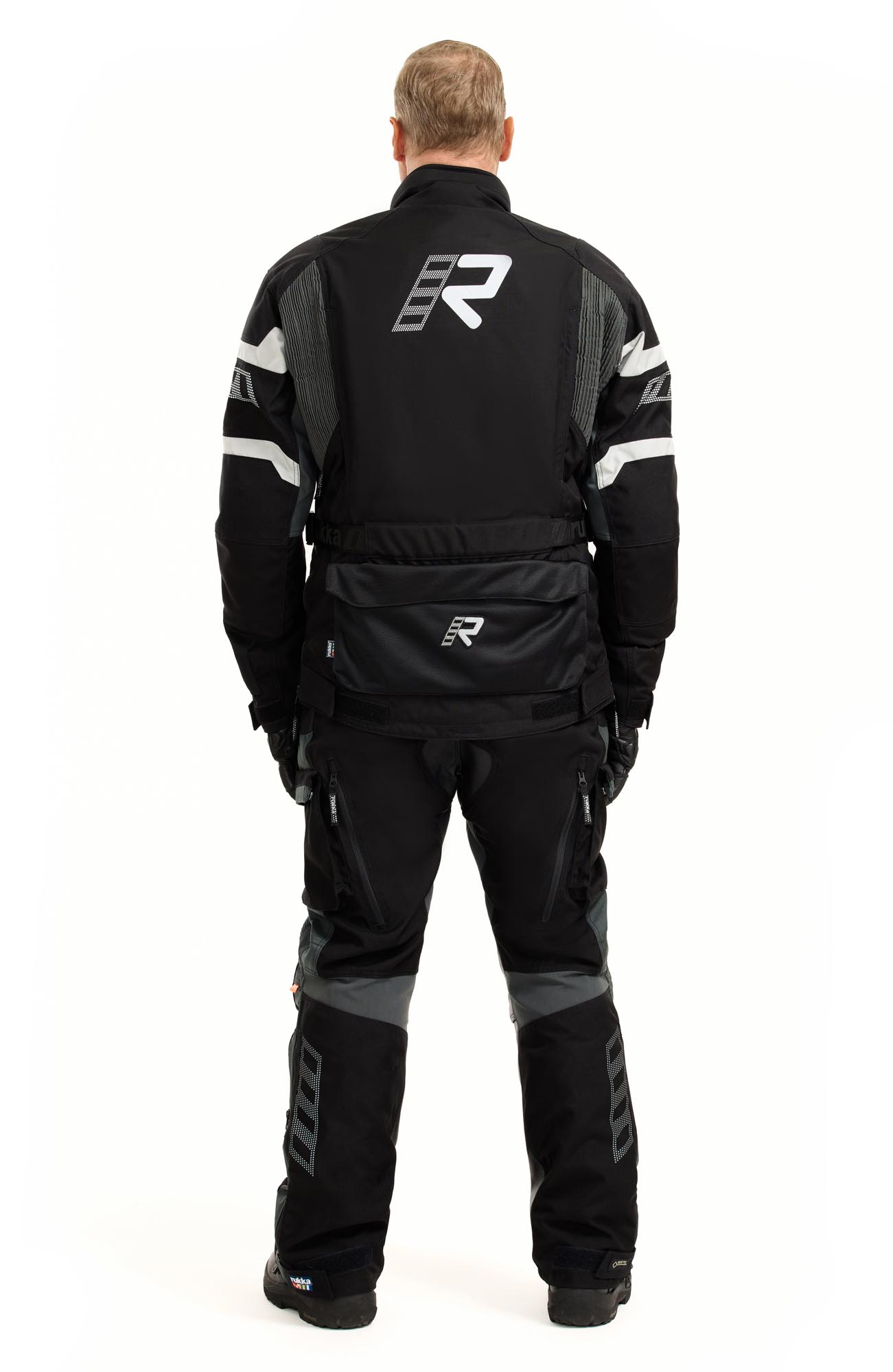 Rukka Madagasca-R Motorfiets textiel jas zwart/grijs 66 Figuur 6