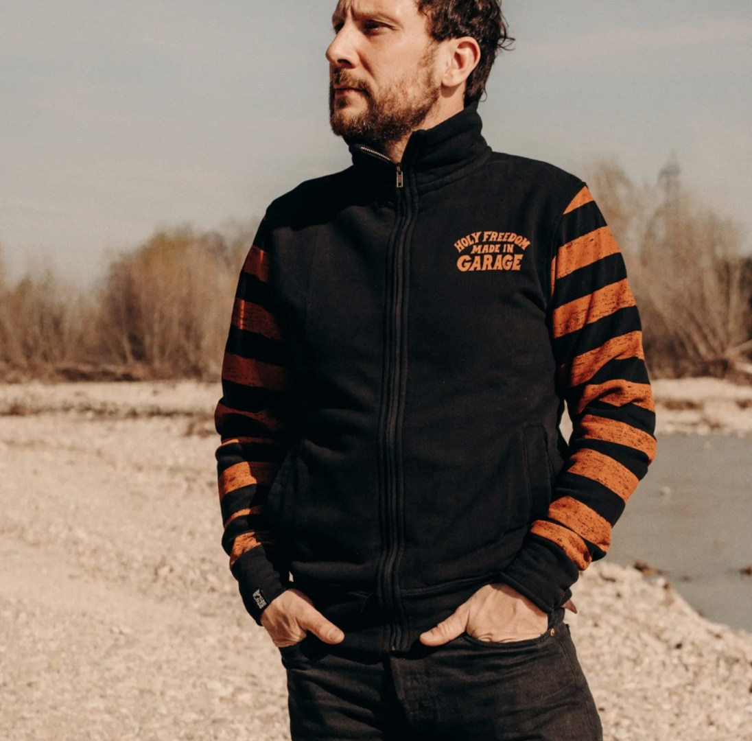 HolyFreedom Garage Sweatshirt med lynlås S Figur 1
