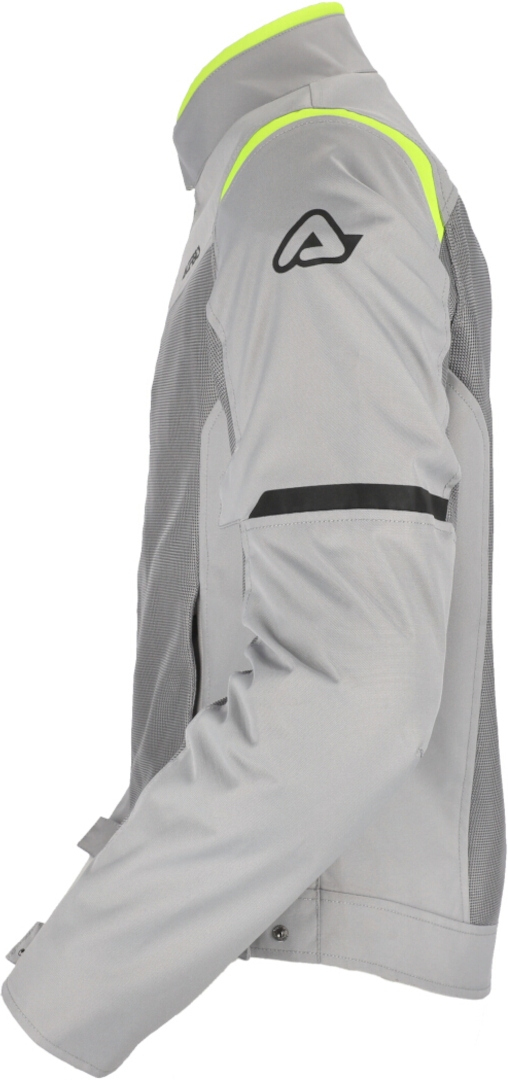 Acerbis Ramsey Vented 2.0 Mesh Motorcycle Textile Jacket grey/yellow XL Figure 9