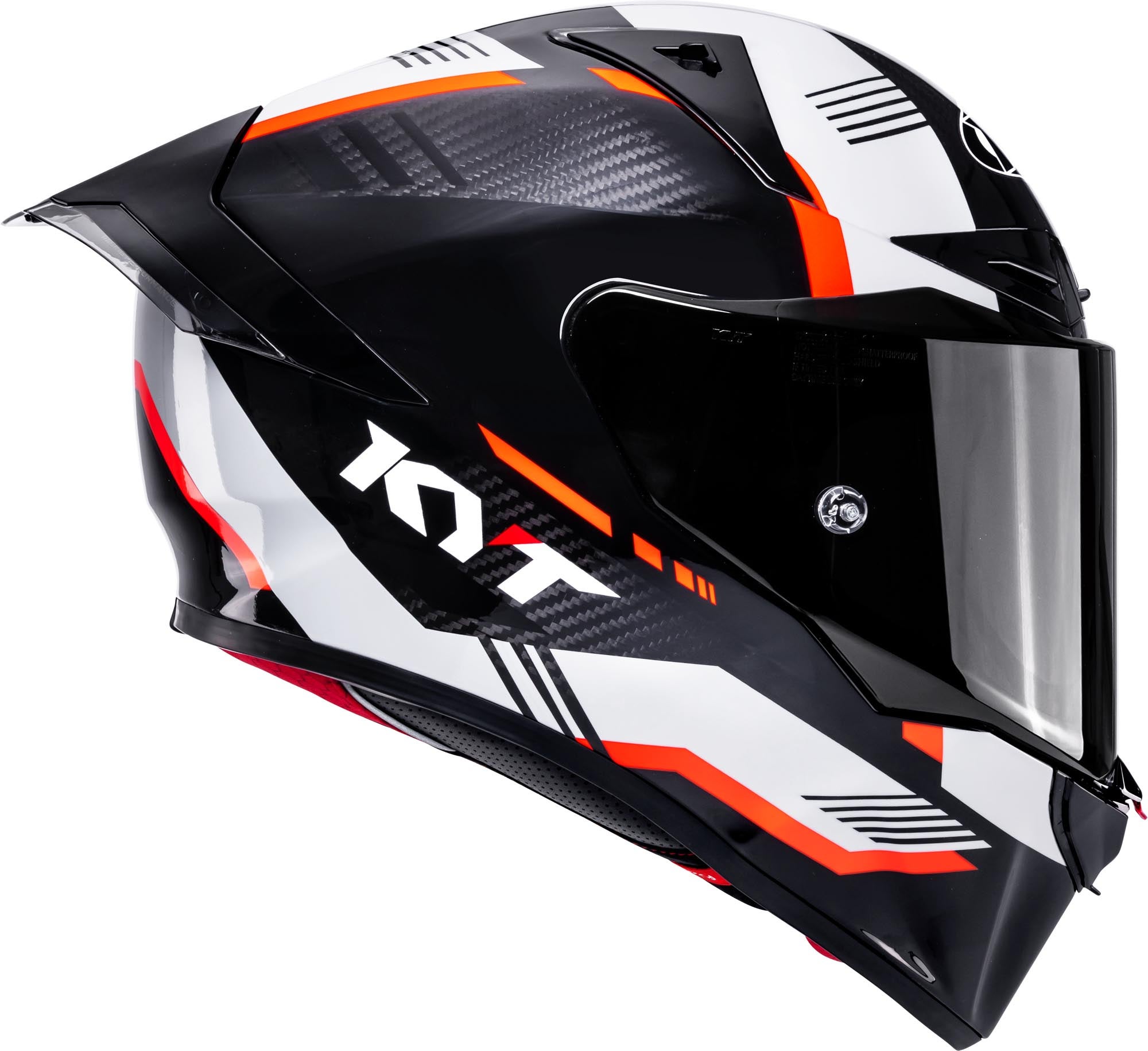 KYT R1R Carbon Zone Hełm Carbon/Orange M (57/58) Rysunek 6