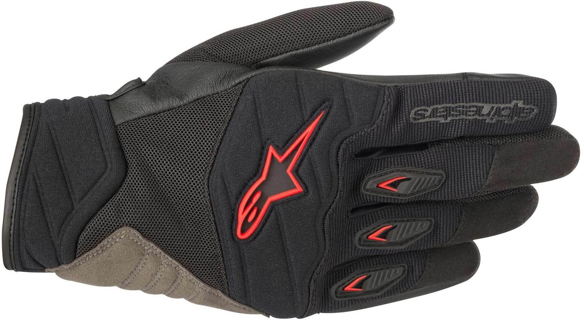 Alpinestars Shore Guanti nero/rosso 3XL Figura 1
