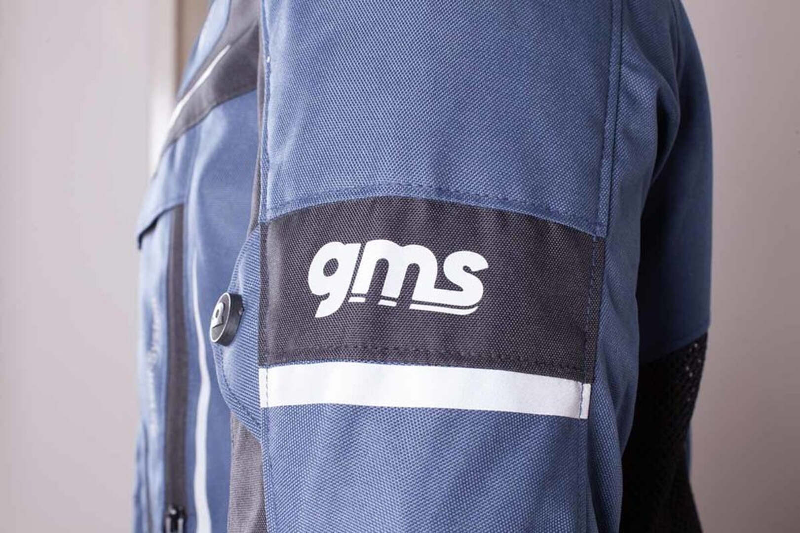 GMS Track Light Giacca tessile moto blu/nero S Figura 3