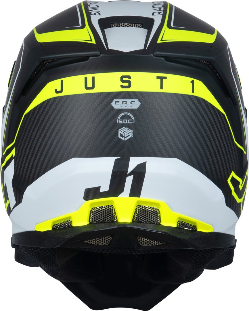 Just1 J22 Carbon Fluo 2.0 Casco da motocross giallo/nero M (57/58) Figura 4