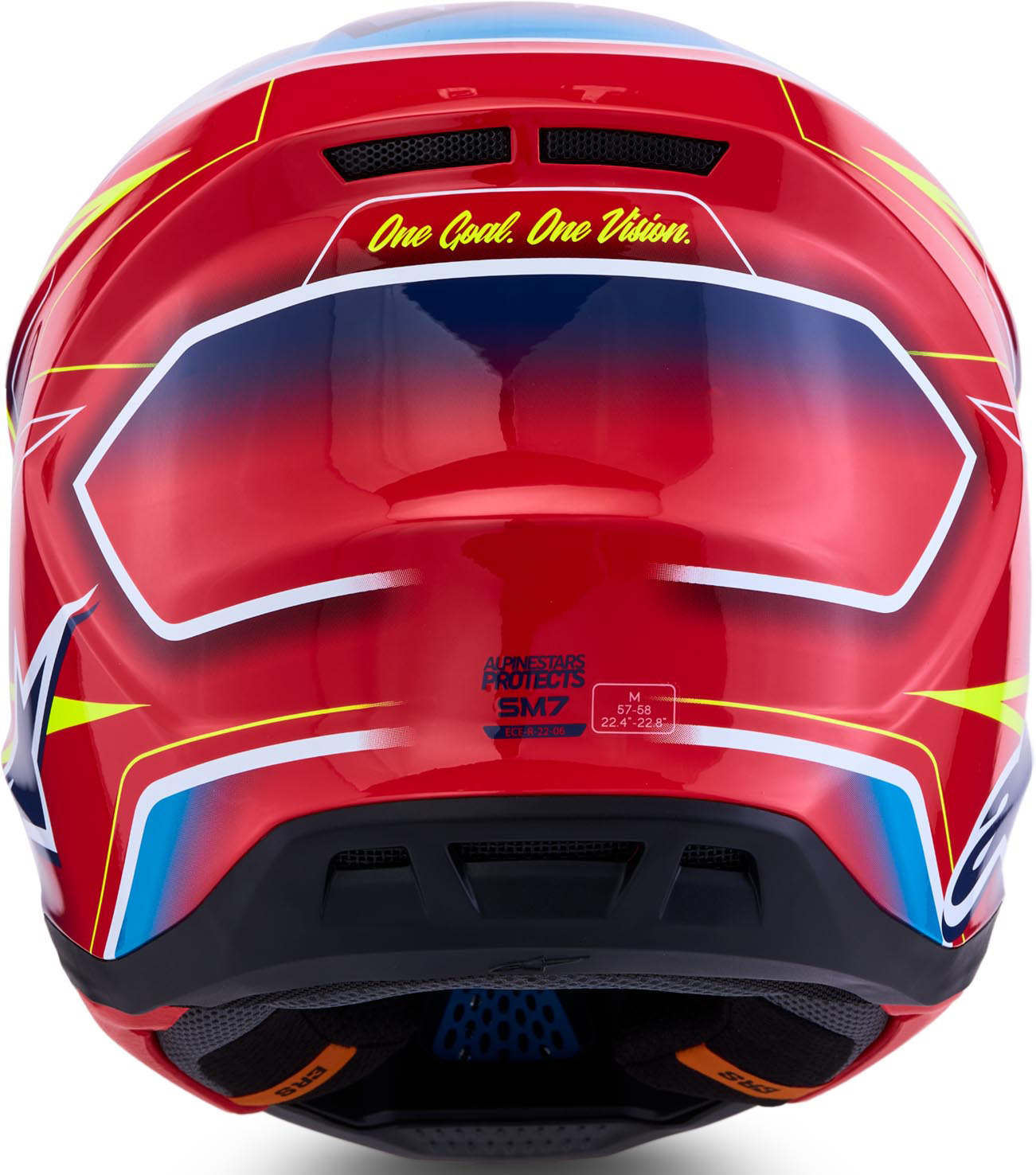 Side view of Alpinestars S-M7 Cast Motocross Helmet