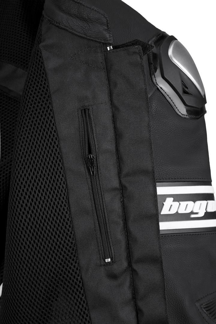 Bogotto Assen Two Piece Motorcycle Leather Suit black/white 52 Figure 6
