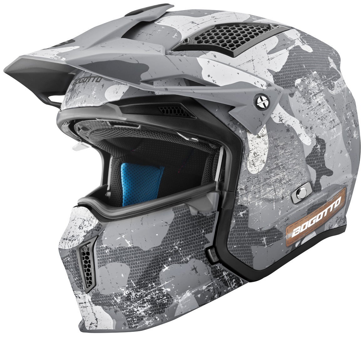 Bogotto Radic Camo 22.06 Helmet white matt S Figure 22