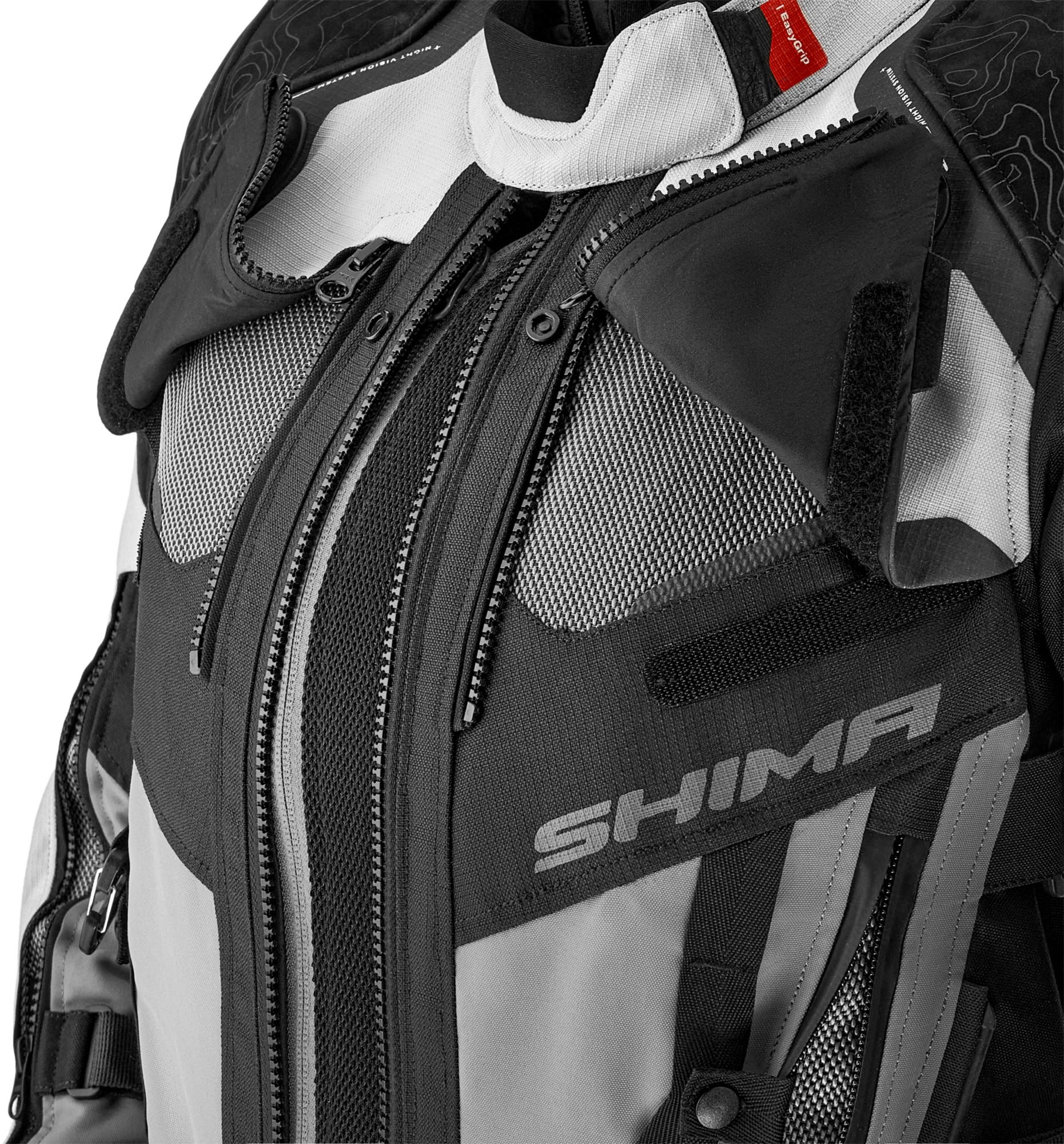 SHIMA Tracker Damen Motorrad Textiljacken weiß/grau/rot XL Abbildung 5