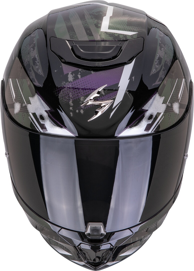 Scorpion EXO-391 Clutter Casco nero/viola/argento S (55/56) Figura 3