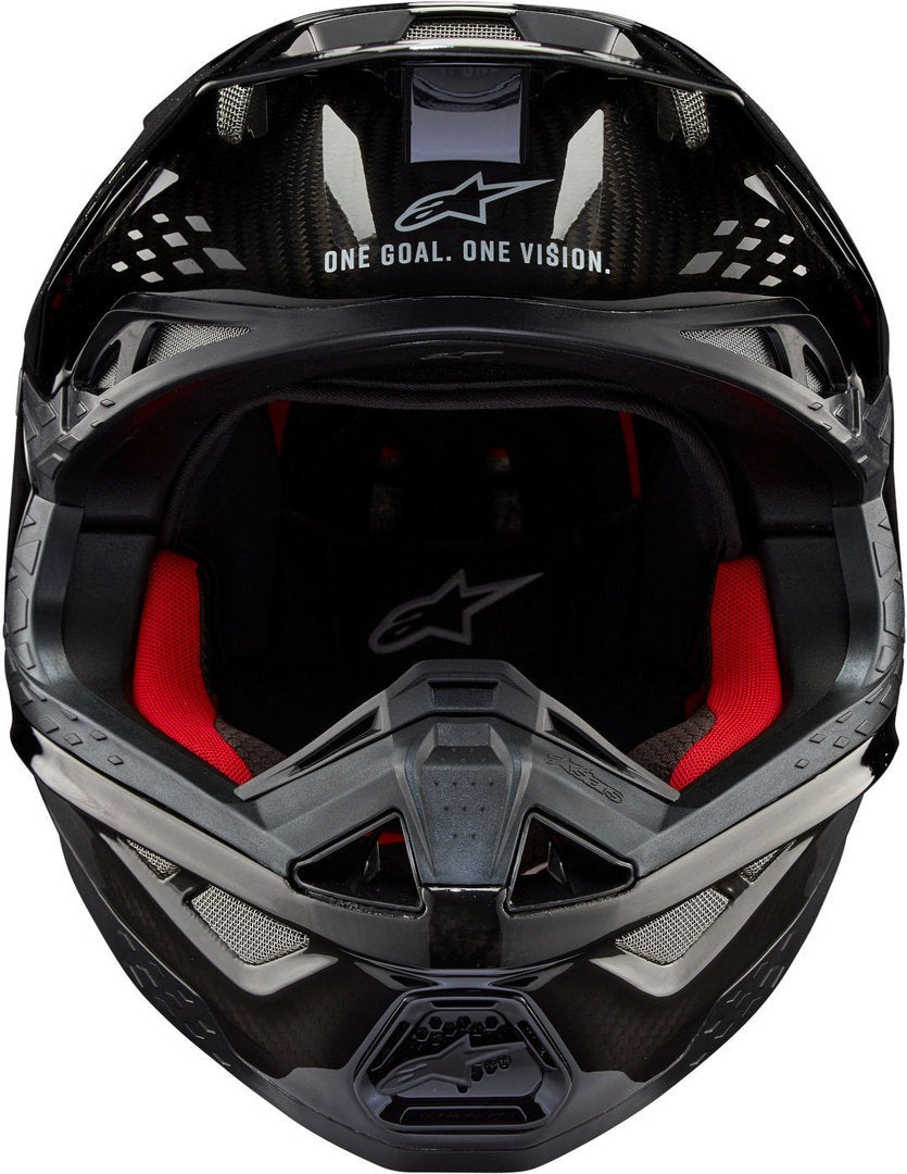 Alpinestars Supertech S-M10 Solid 2024 Motorcross helm Zwart XL (61/62) Figuur 2
