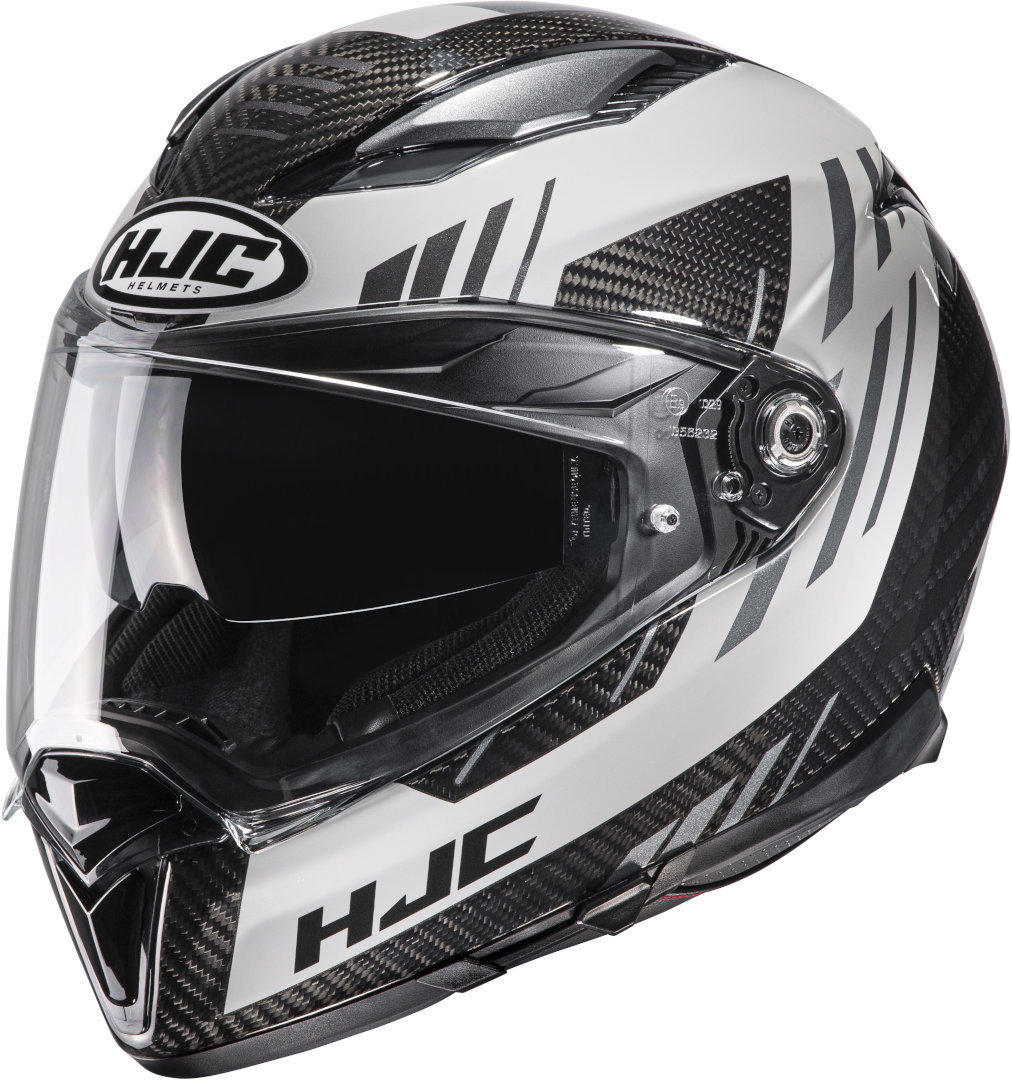 HJC F70 Carbon Kesta Hjälm svart/grå/vitt XS (53/54) Figur 1