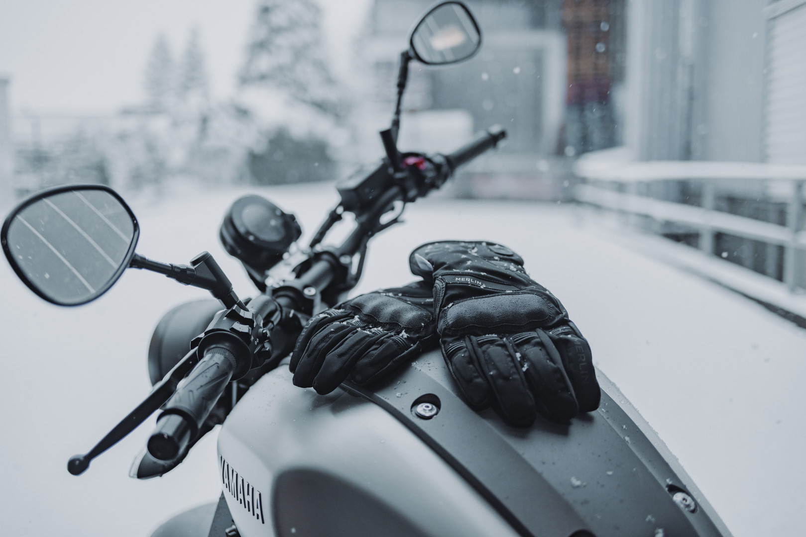 Merlin Summit Touring D3O Beheizbare Motorradhandschuhe S Abbildung 4