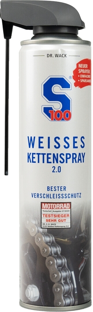S100 Vit Kedjespray 2.0 2025 400 ml Figur 1