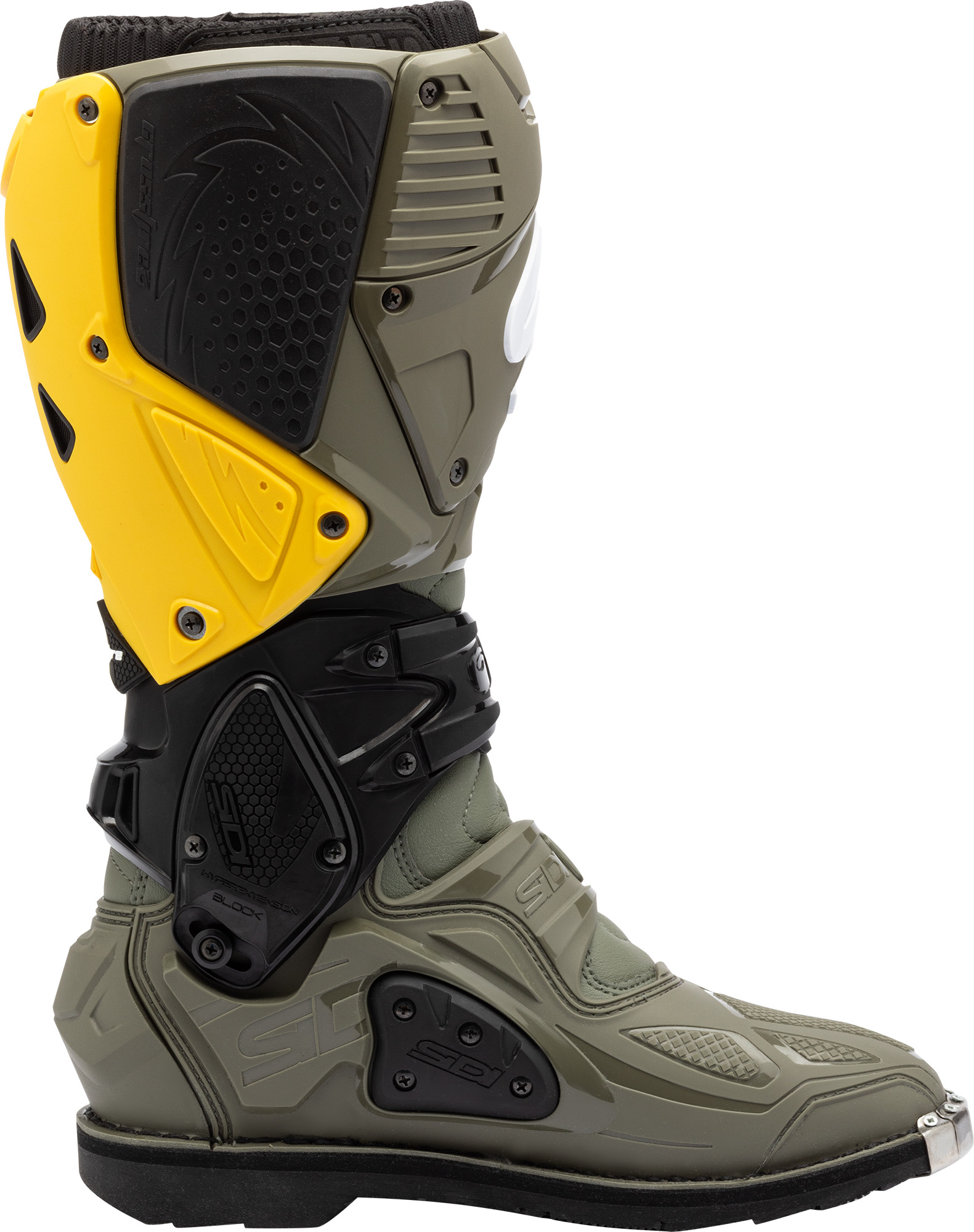 Sidi Crossfire 3 Bottes de motocross Vert/Noir/Jaune 47 Figure 3