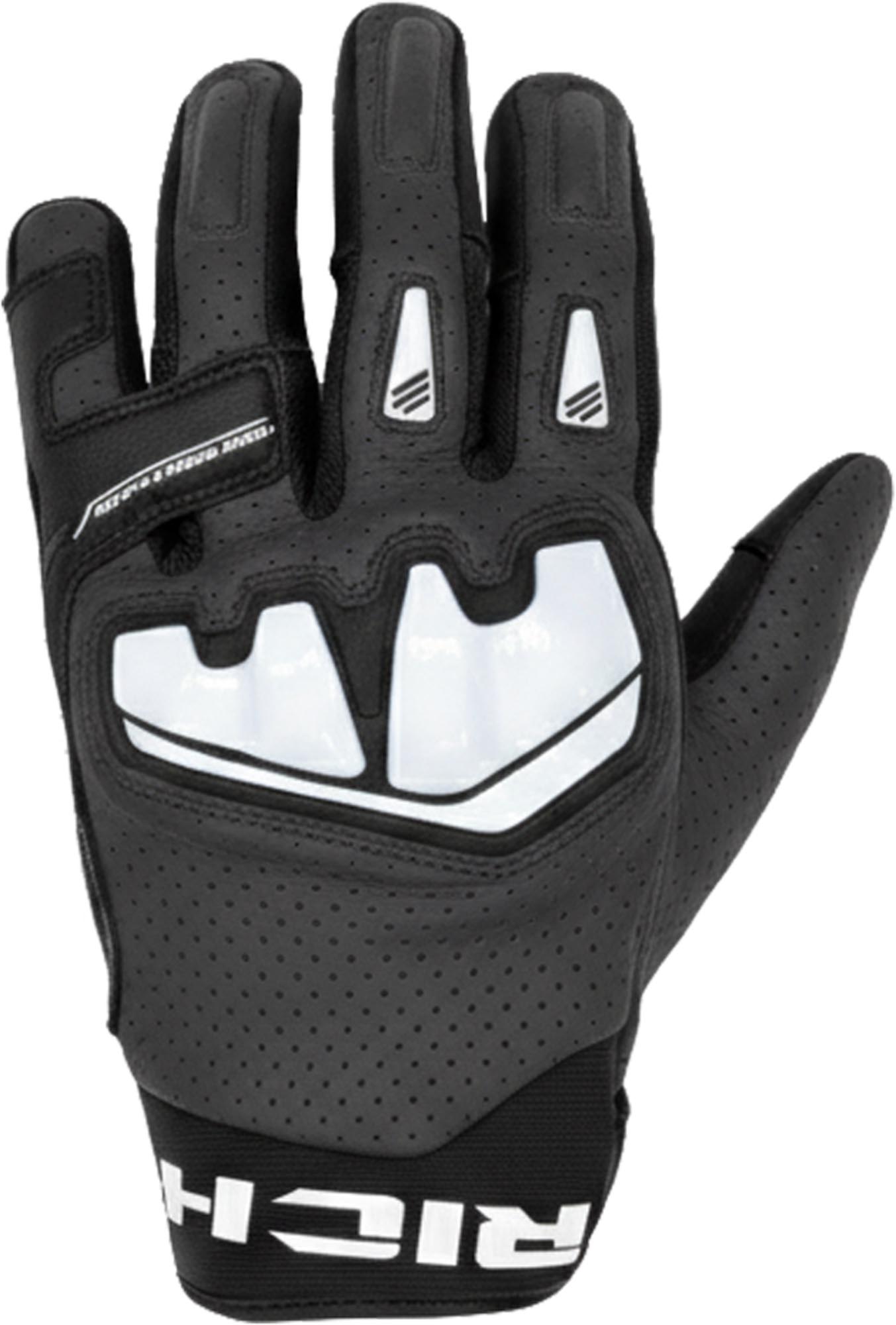 Richa Stradale AP-X Motorhandschoenen zwart/wit M Figuur 1