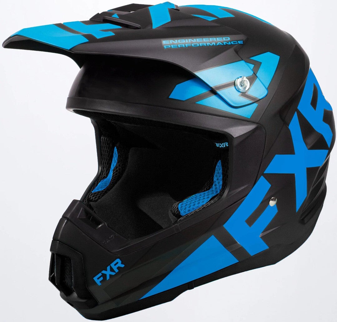 FXR Torque Team Snescooterhjelm sort/blå S (55/56) Figur 1