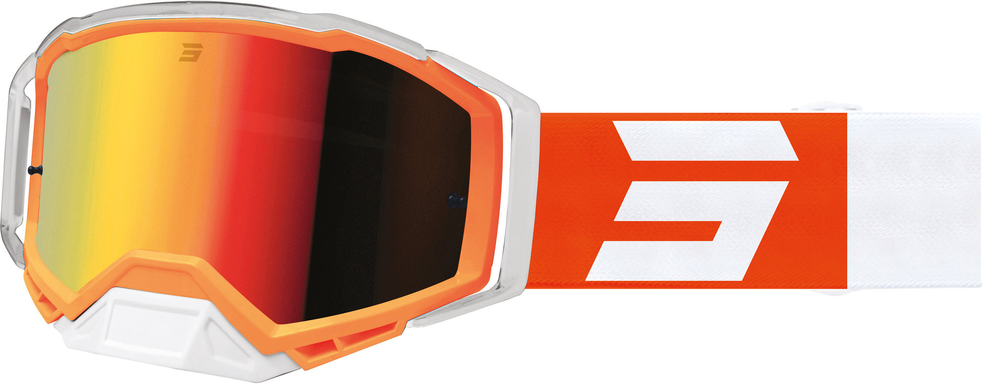 Shot Core Óculos de Motocross Laranja Figura 2