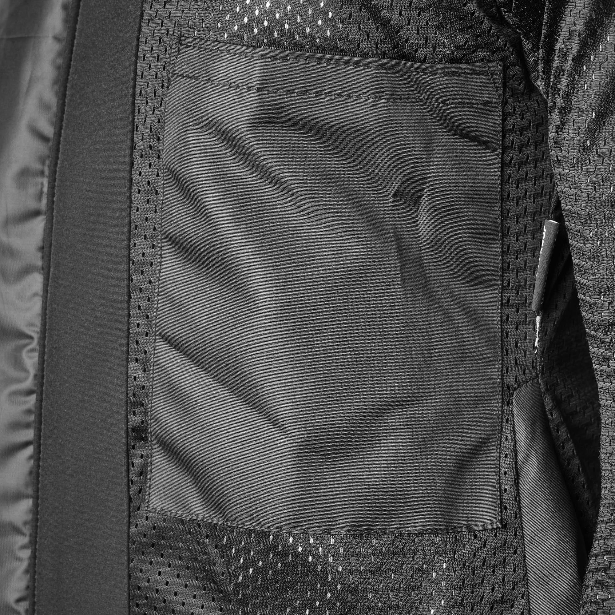 Side view of GMS Falcon Neo waterproof Motorcycle Textile Jacket