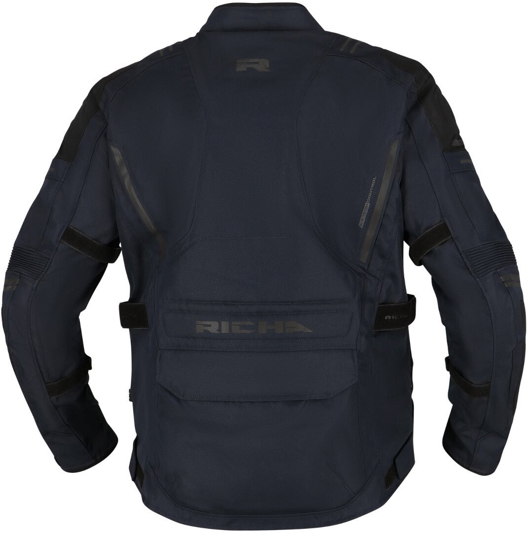 Richa Infinity 3 veste textile de moto imperméable bleu foncé/noir 4XL Figure 3