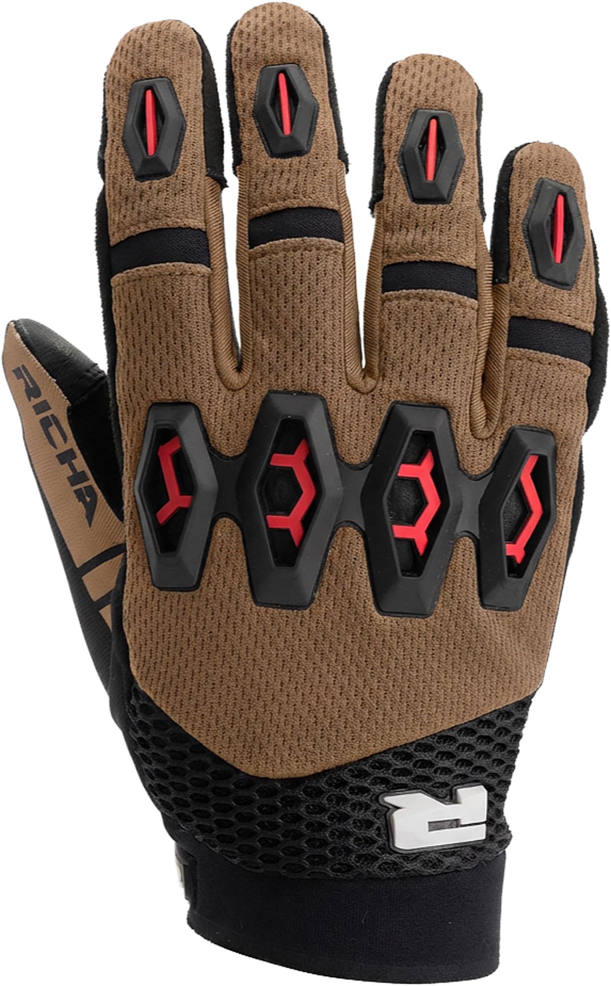 Richa R-MX Motocross Gloves brown XL Figure 1