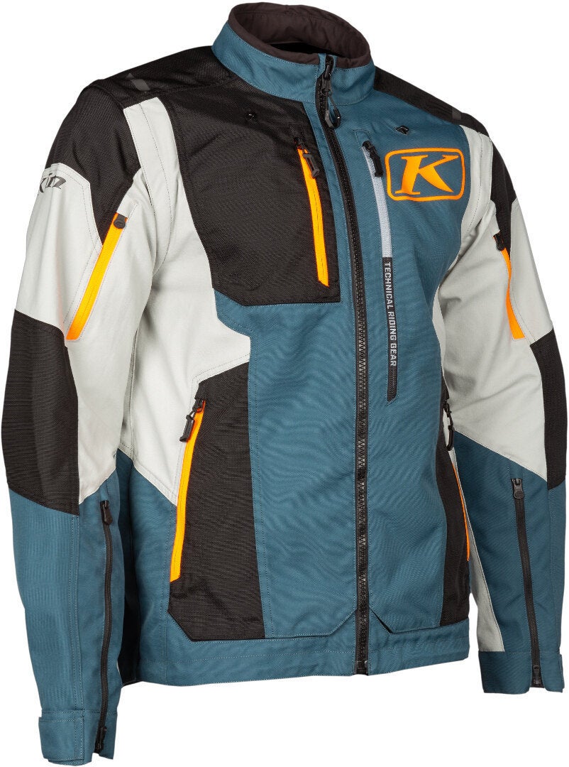 Klim Dakar Motorcykel tekstiljakke grøn/orange XXL Figur 3