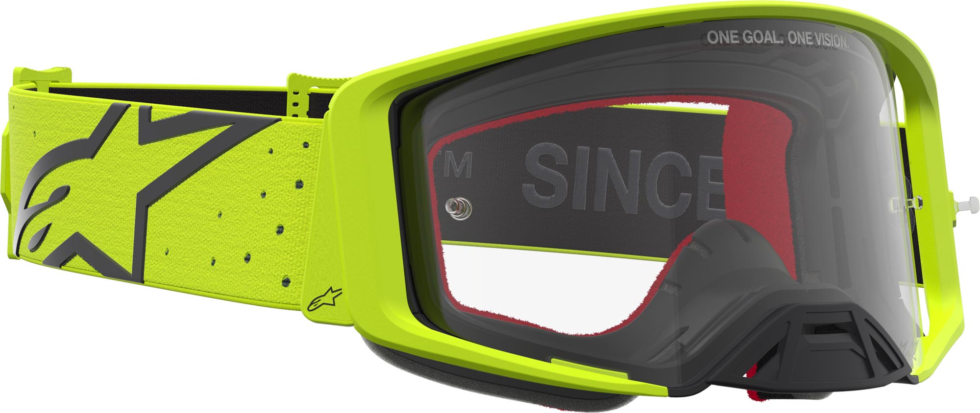 Alpinestars Supertech Vesta Motocross Goggles neon yellow/black Figure 3