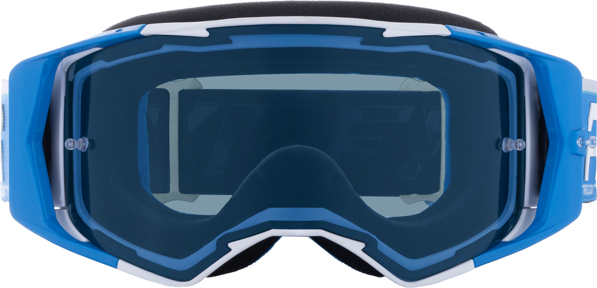 FXR Factory Ride Logo Ochelari de motocross Albastru/Alb Figura 2
