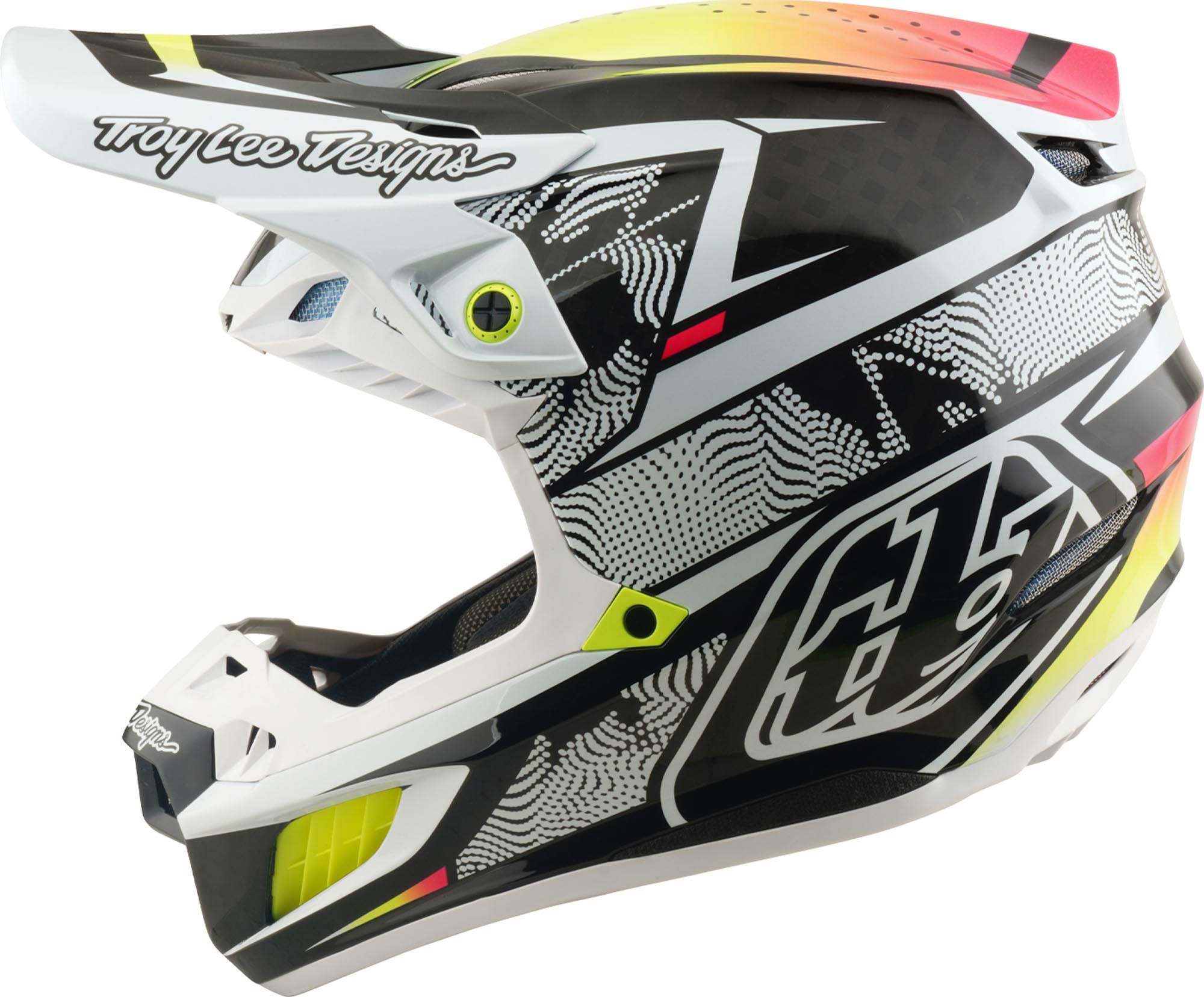 Troy Lee Designs SE5 Carbon MIPS Lined Up Casco da motocross XL (60/61) Figura 6