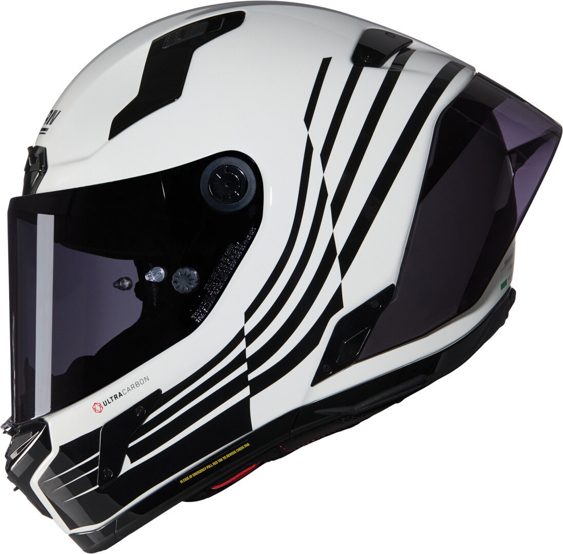 Nolan X-804 RS Ultra Carbon Ala Cască Alb/Negru S (56) Figura 4