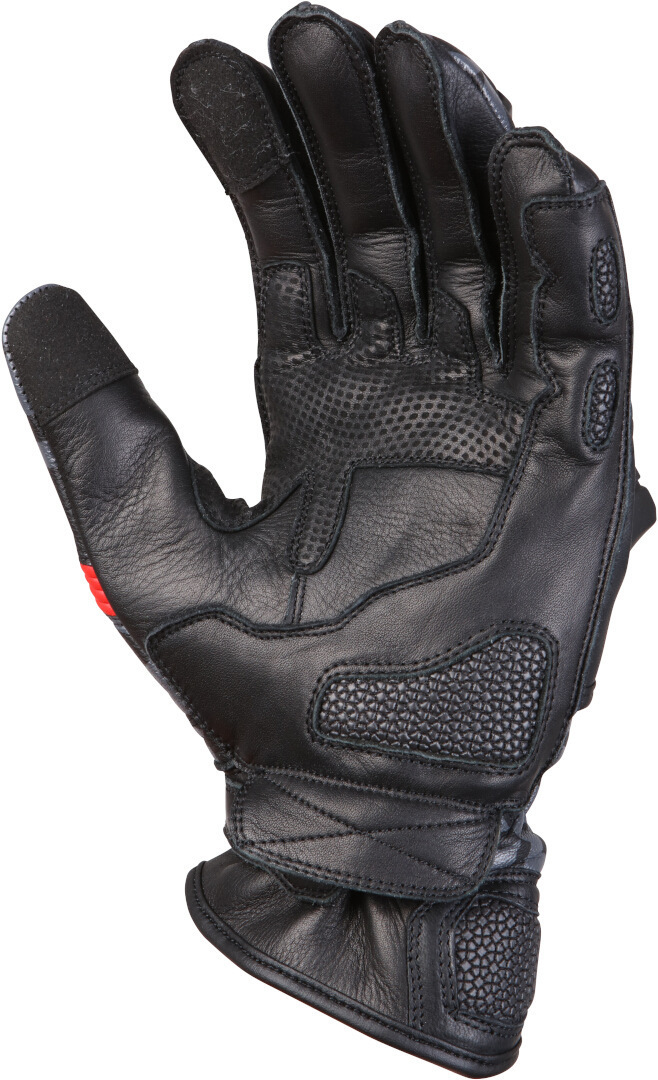Modeka Valyant Motorrad Handschuhe schwarz/rot 9 Abbildung 2