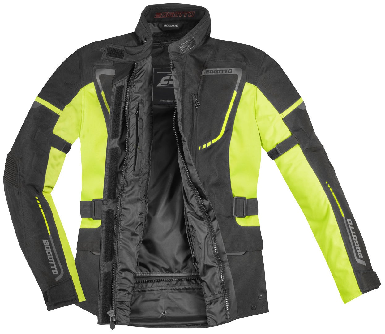 Bogotto Azury 2in1 imperméable dames moto textile veste noir/néon L Figure 6