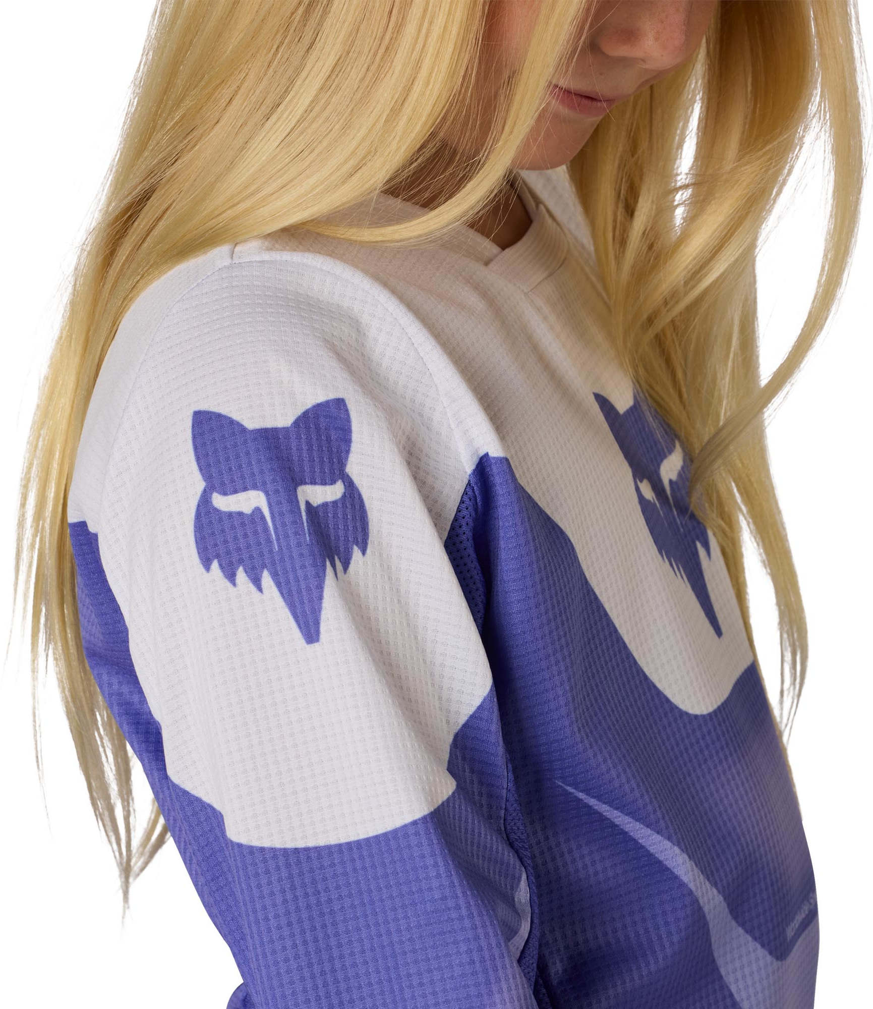 FOX 180 Noble Jugend Motocross Jersey lila/weiß YXL Abbildung 5