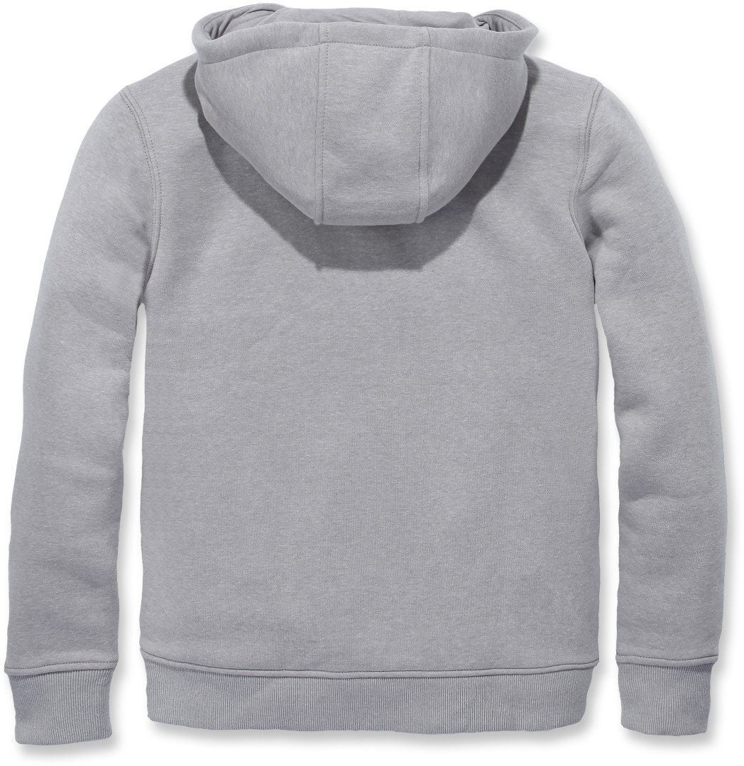 Carhartt Clarksburg Full Zip Senhoras com capuz Cinza claro S Figura 2
