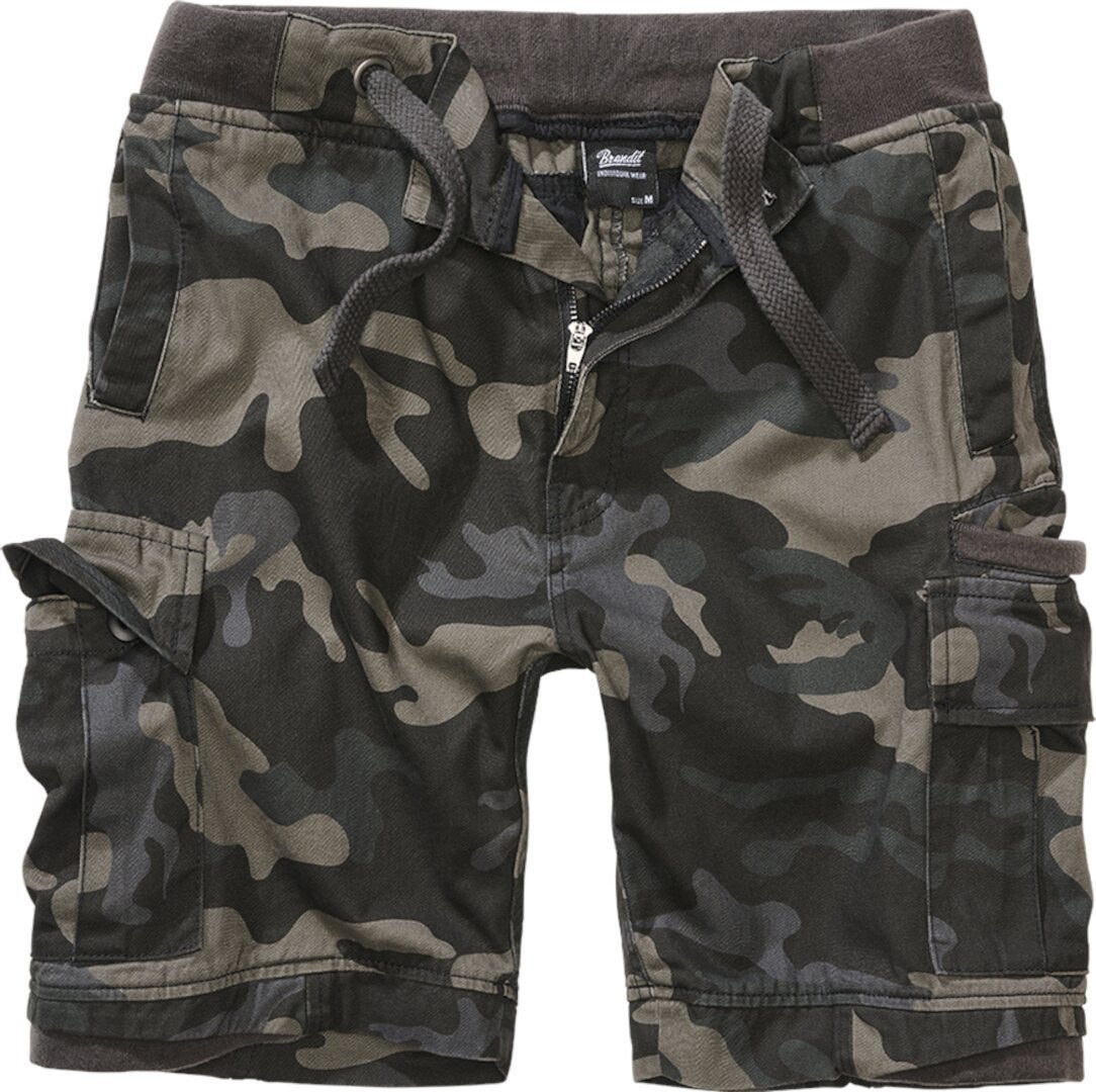 Brandit Men's Dark Camouflage Packham Vintage Cargo Shorts