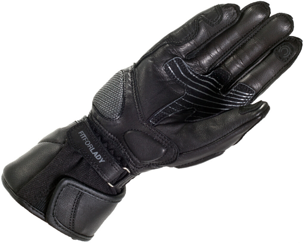 SHIMA Monde Mănuși pentru motociclete pentru doamne negru XS Figura 2