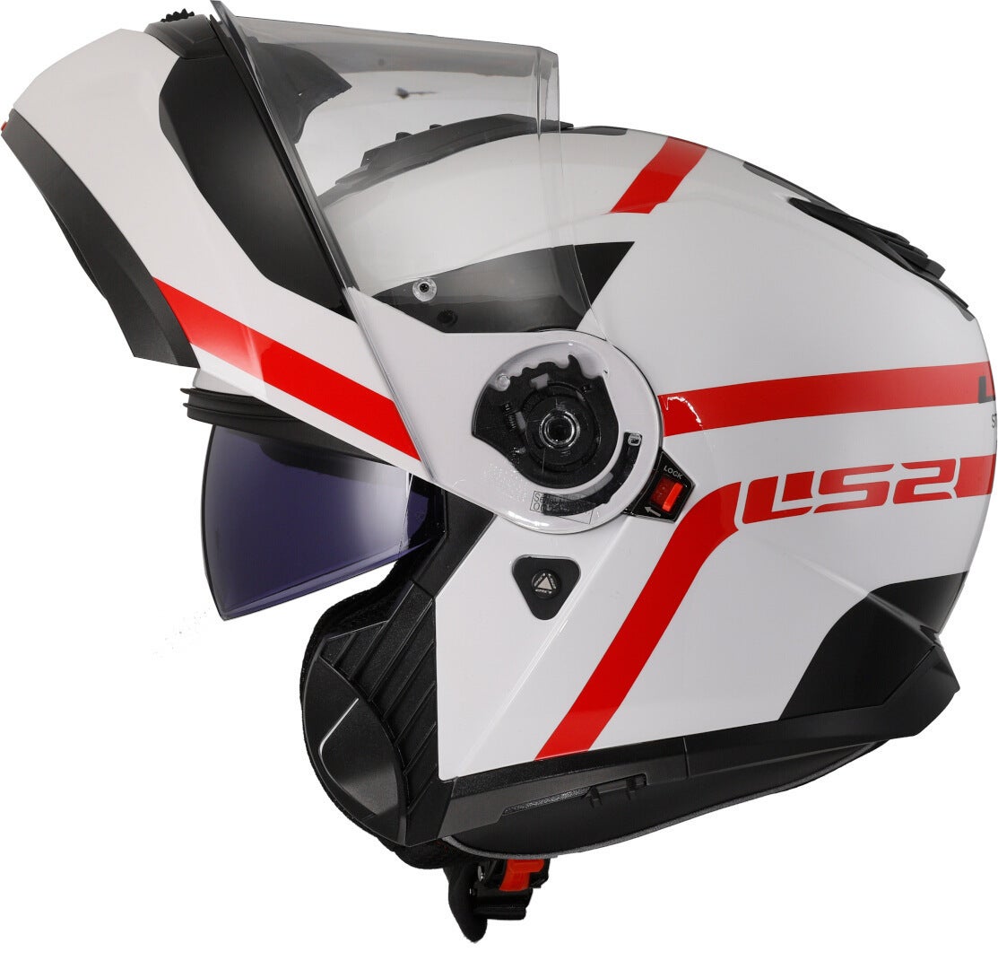 LS2 FF908 Strobe II Autox Helmet white/red XXXL (65/66) Figure 4