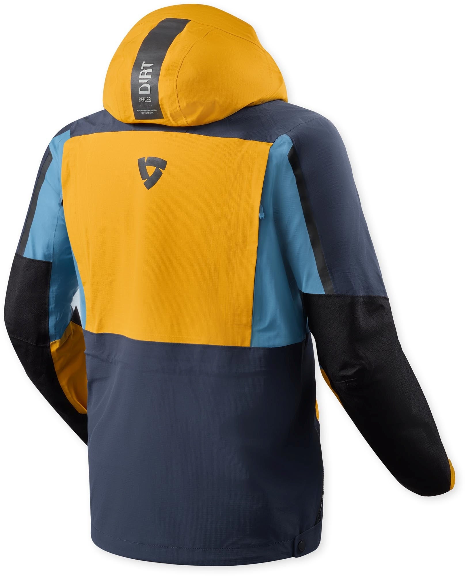 Revit Smock Blackwater 3 H2O waterproof Motorcycle Windbreaker Jacket yellow/blue M Figure 2
