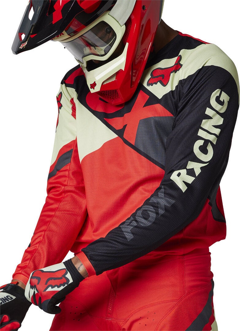 FOX 180 Xpozr Motocross trøje rød/sort XL Figur 2