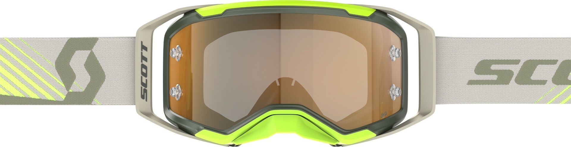 Scott Prospect 2.0 AMP Chrome Ochelari de motocross verde/galben-neon Figura 3