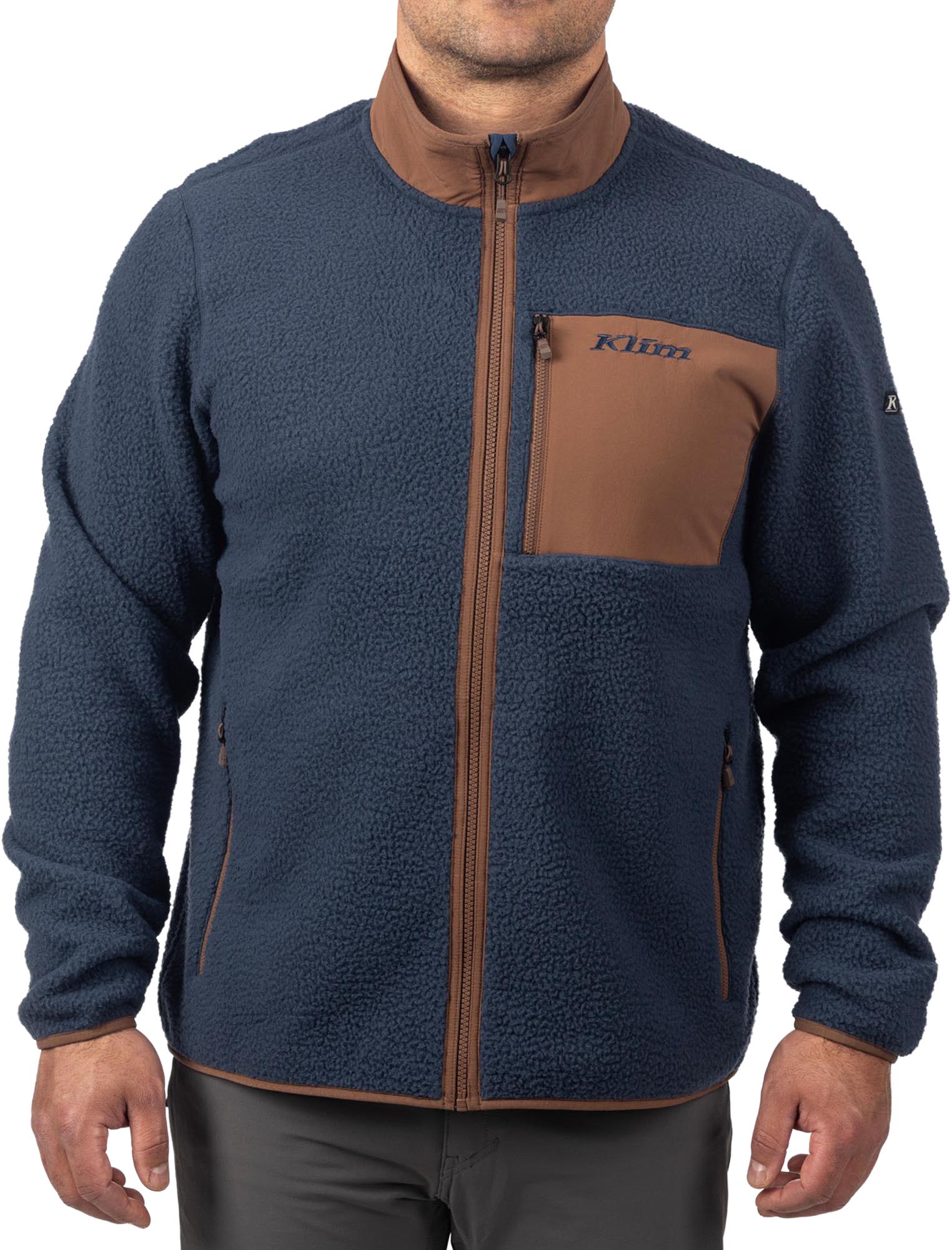 Klim High Pile Veste bleu/marron XL Figure 1